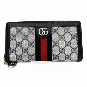 Gucci GG Ophidia Long Wallet GG Supreme Canvas